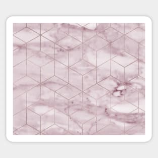 Geometric violet Sticker